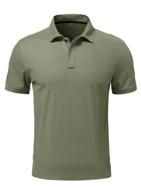 Manfinity Basics Men Solid Polo Shirt