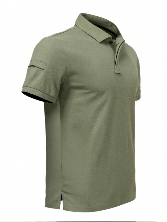 Manfinity Basics Men Solid Polo Shirt