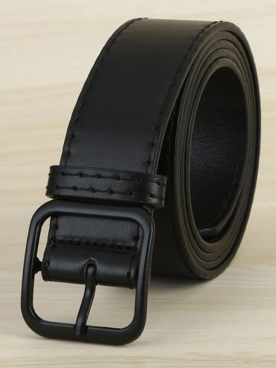 Men Square Buckle Fashion Belt For Daily Life