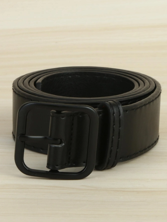 Men Square Buckle Fashion Belt For Daily Life