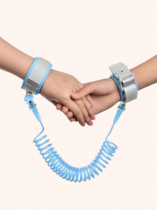 2M Anti-lost Wrist Link Kids Leash Safety Spring Wristband With Lock