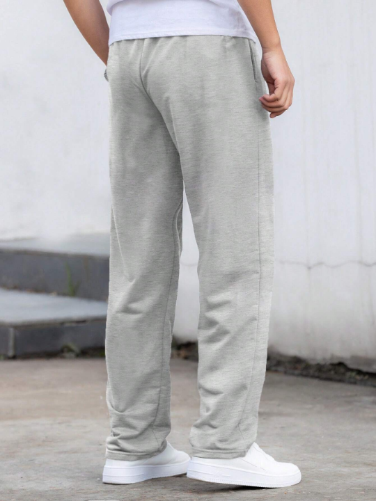 Manfinity Hypemode Men Drawstring Waist Slant Pocket Sweatpants