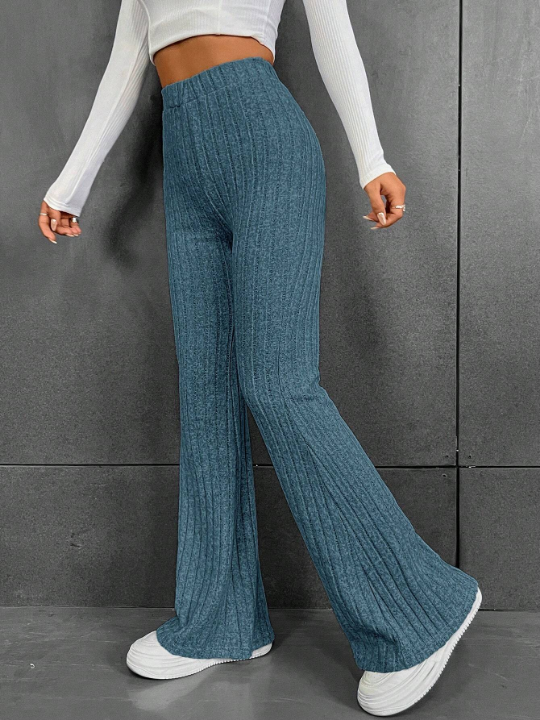 EZwear High Waist Flare Leg Pants