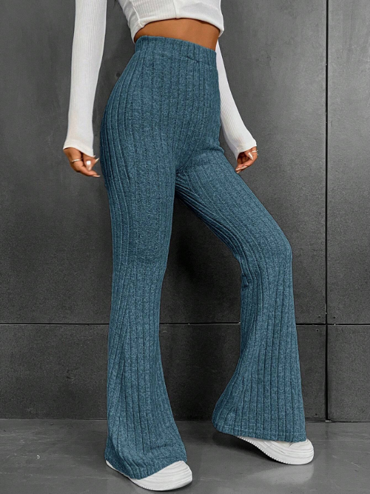 EZwear High Waist Flare Leg Pants