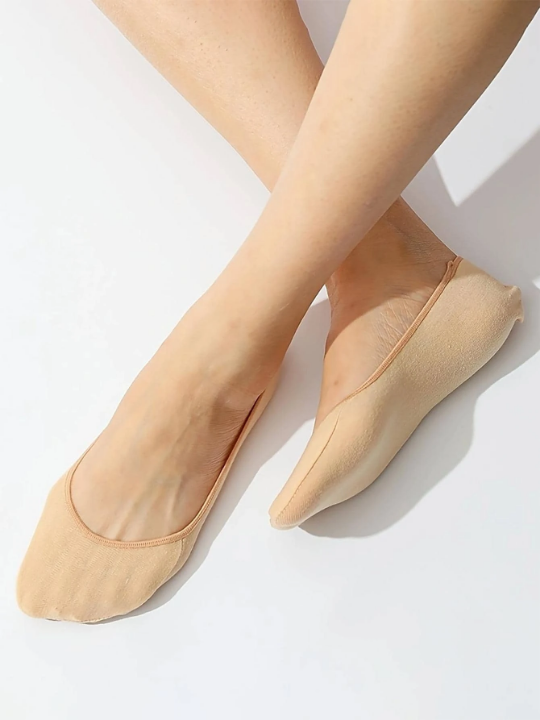 6pairs Solid Invisible Socks