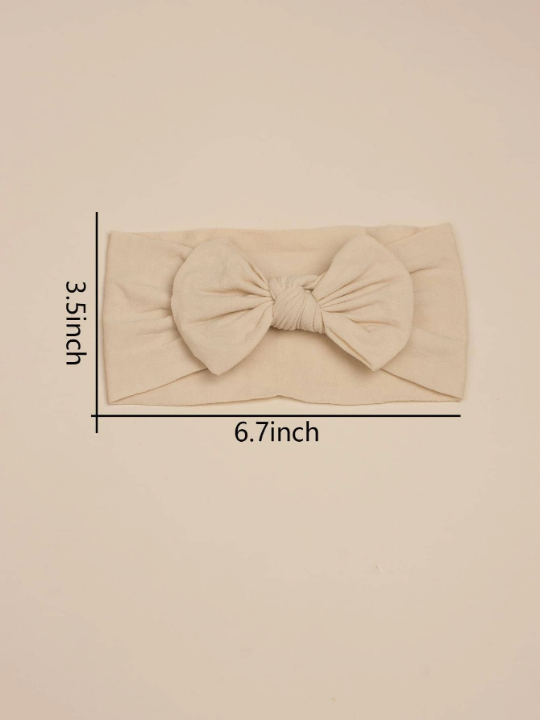 5pcs Baby Bow Decor Polyamide Hair Band