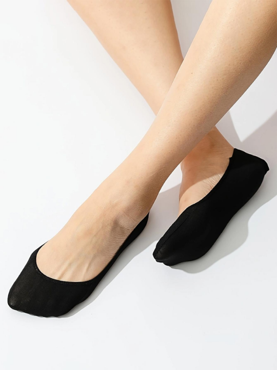 6pairs Solid Invisible Socks