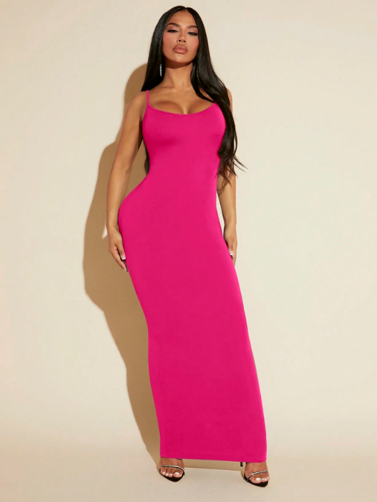 SXY Solid Bodycon Cami Dress