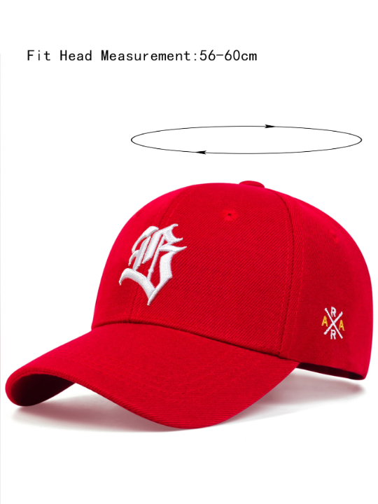 Men Embroidery Detail Baseball Cap For Daily Life and Outdoor