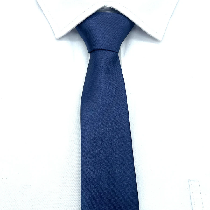 1pc Men Elegant Solid Tie Ideal Choice For Gifts