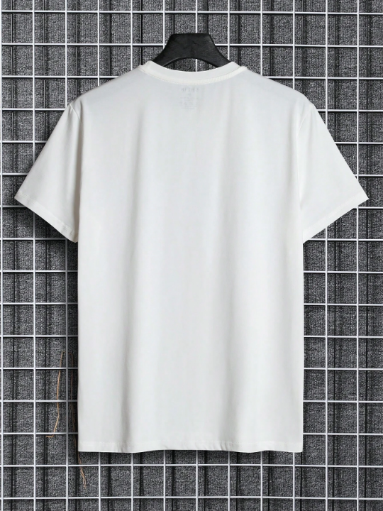 Men Letter Graphic Tee