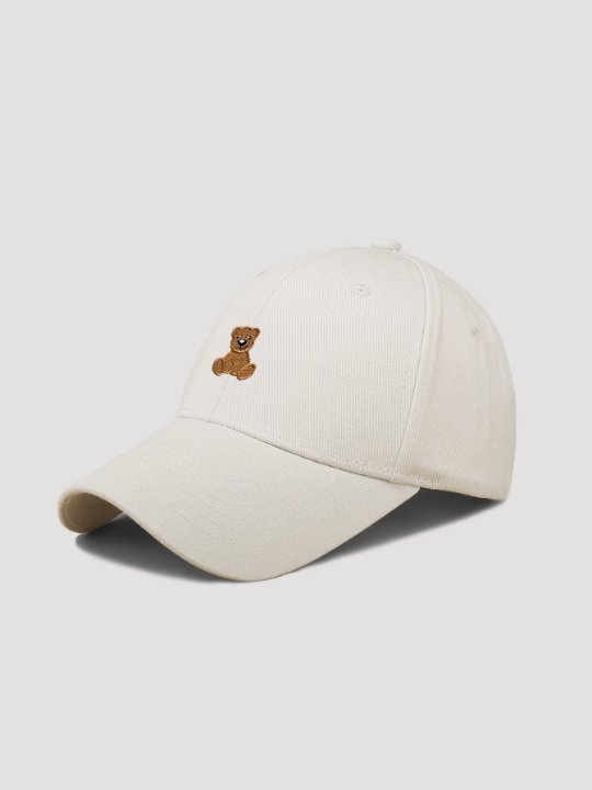 Men Bear Embroidered Baseball Cap