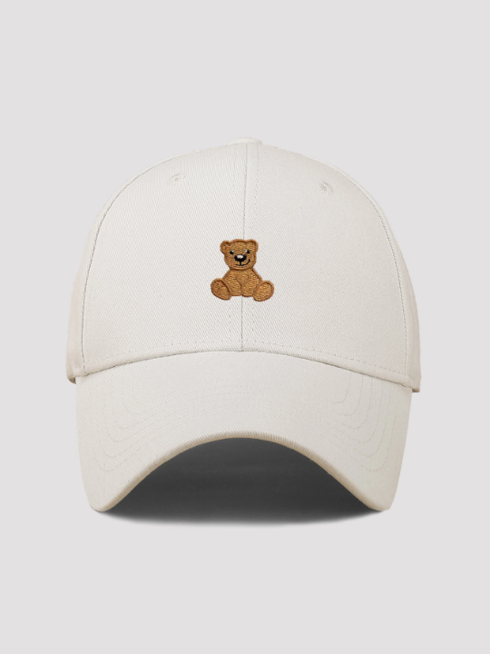 Men Bear Embroidered Baseball Cap