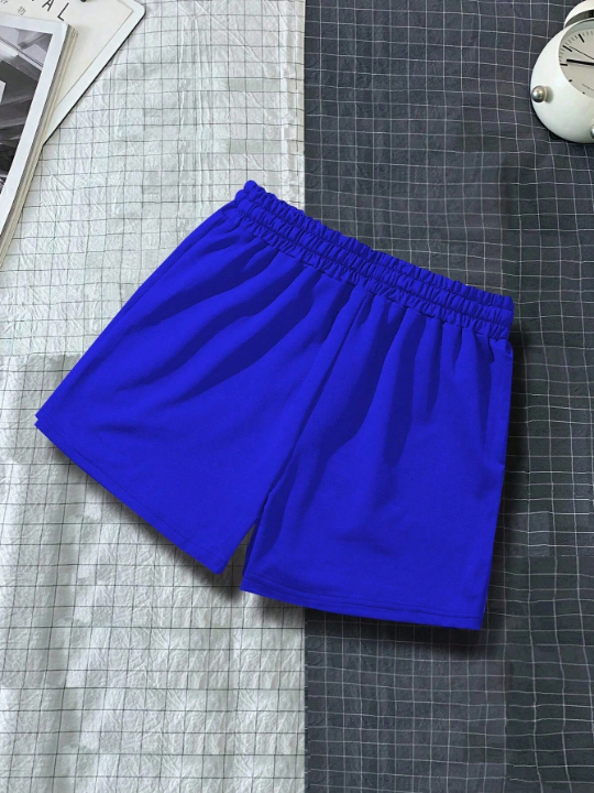 Manfinity Homme Men Drawstring Waist Shorts