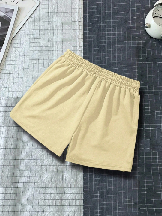 Manfinity Homme Men Drawstring Waist Shorts