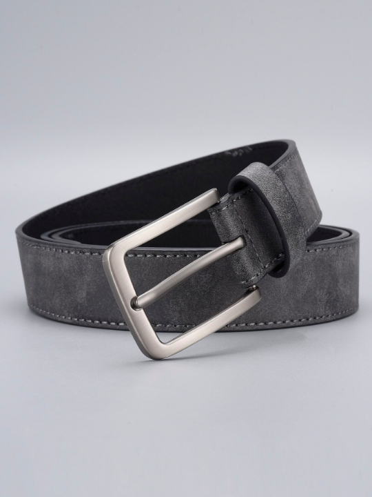 Men Square Buckle Belt