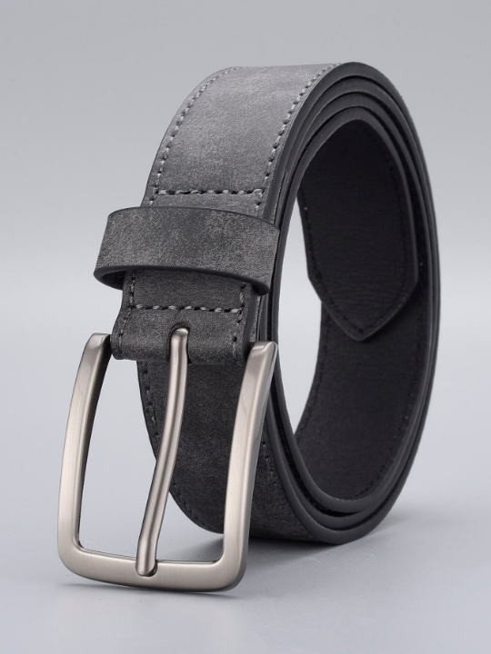 Men Square Buckle Belt