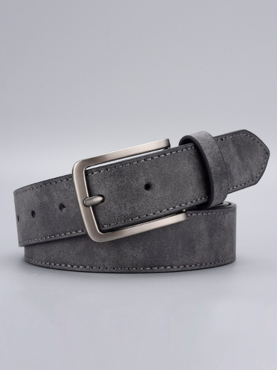 Men Square Buckle Belt