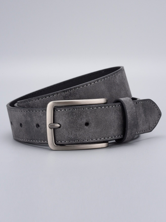 Men Square Buckle Belt