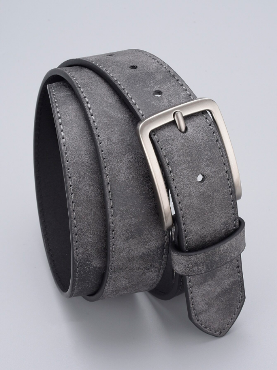 Men Square Buckle Belt