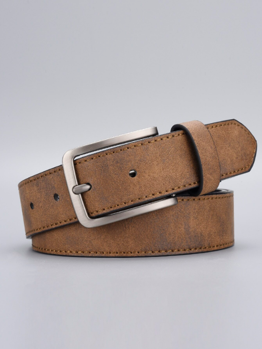 Men Square Buckle Belt