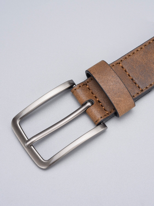 Men Square Buckle Belt