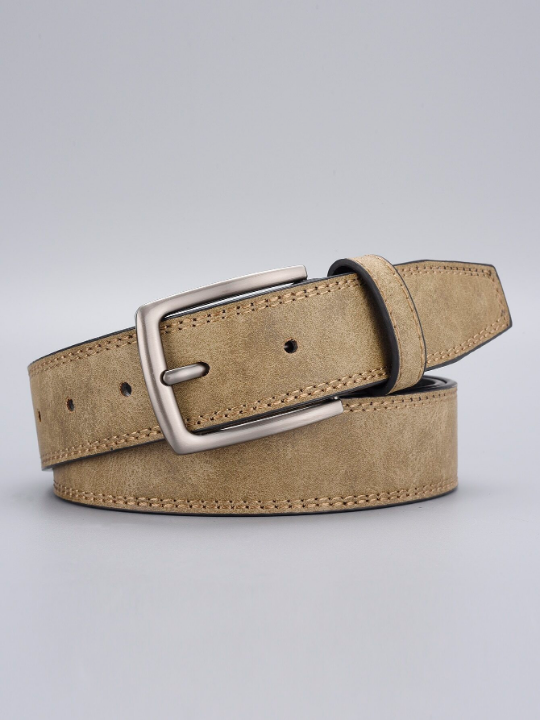 Men Square Buckle Belt