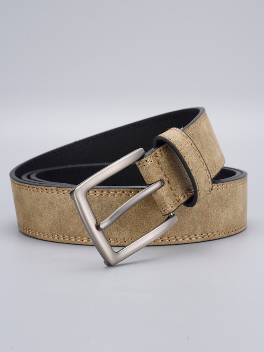 Men Square Buckle Belt