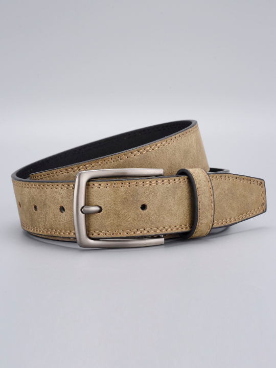 Men Square Buckle Belt