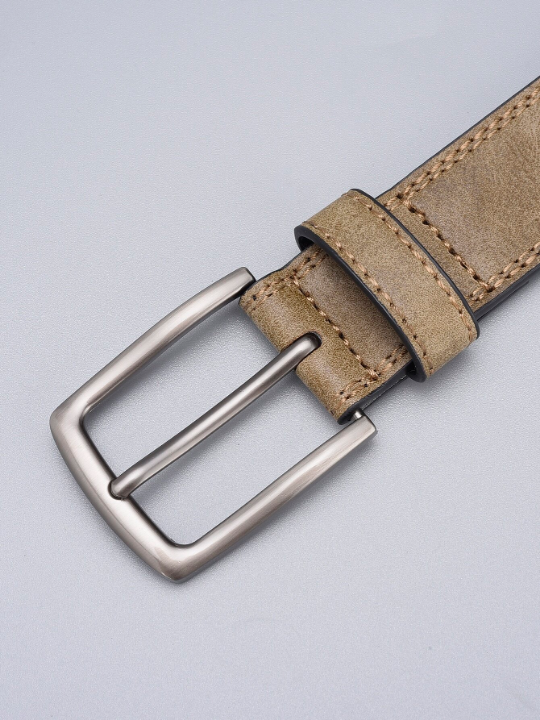 Men Square Buckle Belt