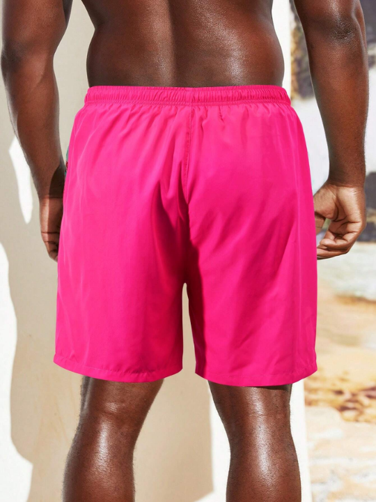 Manfinity Swimmode Men Drawstring Waist Swim Trunks