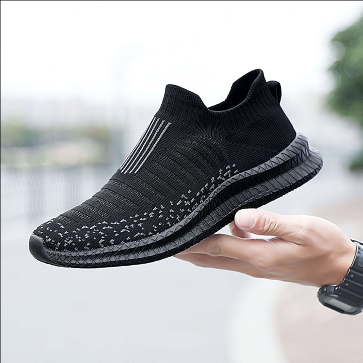 Sporty Sneakers For Men, Minimalist Slip On Running Shoes