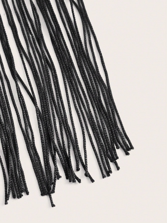 Fringe Hem Halter Lingerie Set