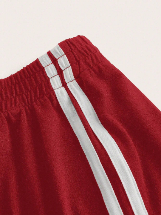 EZwear Striped Side Track Shorts