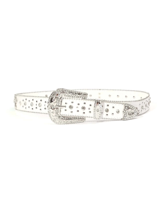 Rhinestone Decor Men's Belt