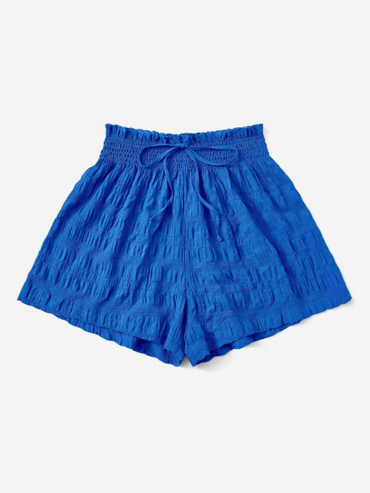 EZwear Solid Knot Front Shorts