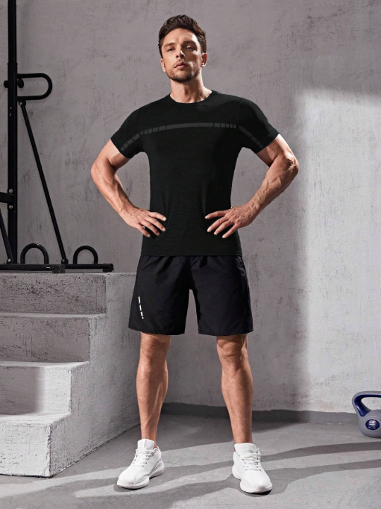 Sport Corelite Men Tape Front Sports Tee