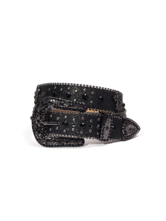 Men Studded Decor Belt