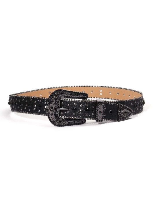 Men Studded Decor Belt