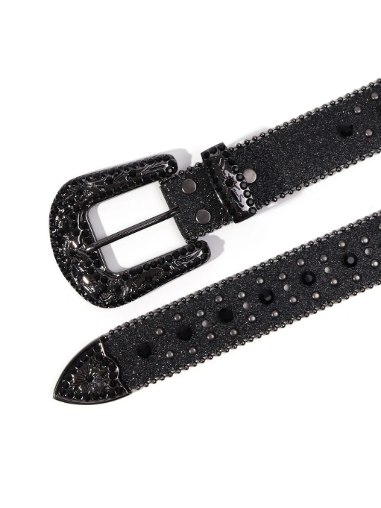 Men Studded Decor Belt