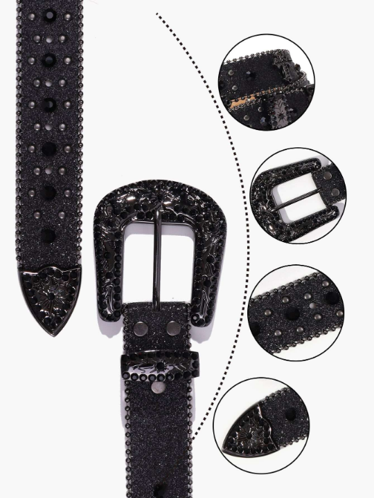 Men Studded Decor Belt