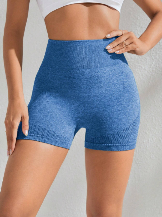 Yoga Basic Wide Waistband Sports Shorts