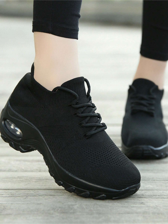 Lightweight Athletic Sneakers With Socks Design For Running And Daily Wear