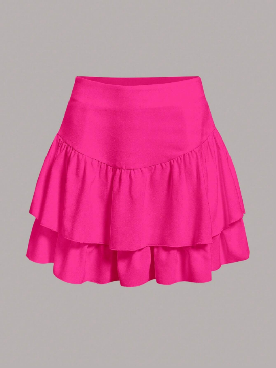 EZwear Two Layer Hem Skirt