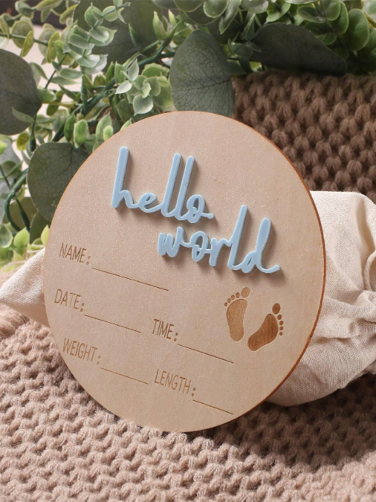 Baby Girl Letter Graphic Monthly Milestones Photography Prop