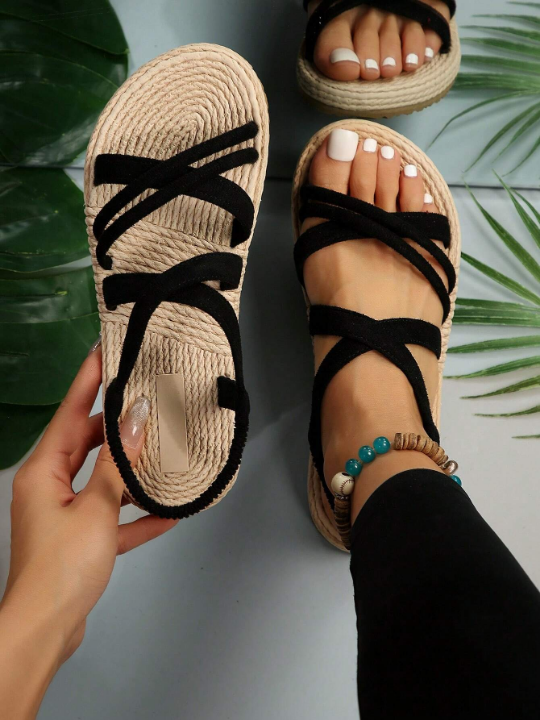 Women's Casual Comfortable & Fashionable Flat Sandals For Summer