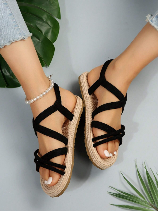 Women's Casual Comfortable & Fashionable Flat Sandals For Summer