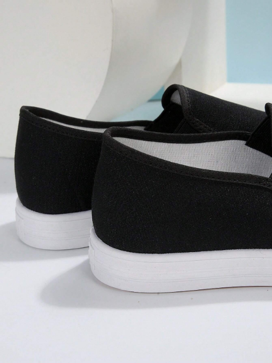 Women's Casual Slip On Sneakers, Simple Design