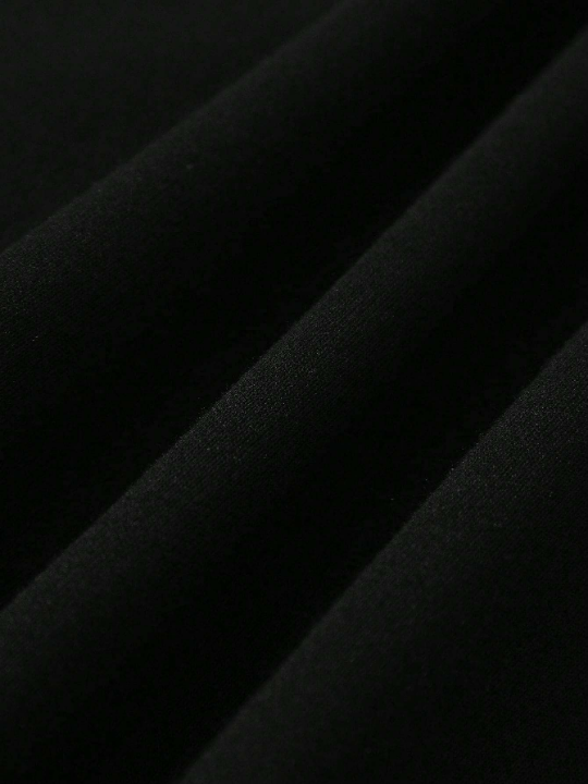 Manfinity Homme Men Geo Print Kangaroo Pocket Drawstring Hoodie