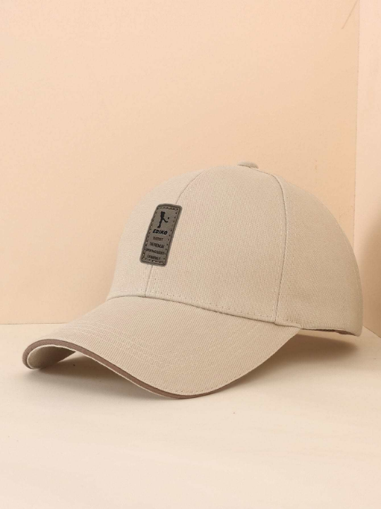 1pc Unisex Stylish Baseball Cap, Outdoor Sun Protection Duckbill Cap, Couple's Sun Hat For Summer